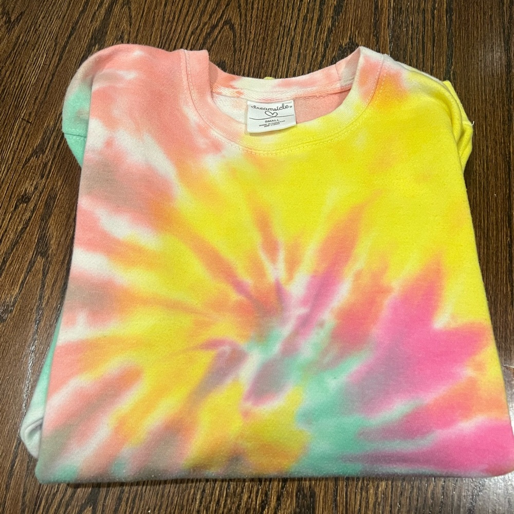 Tie dye crewneck